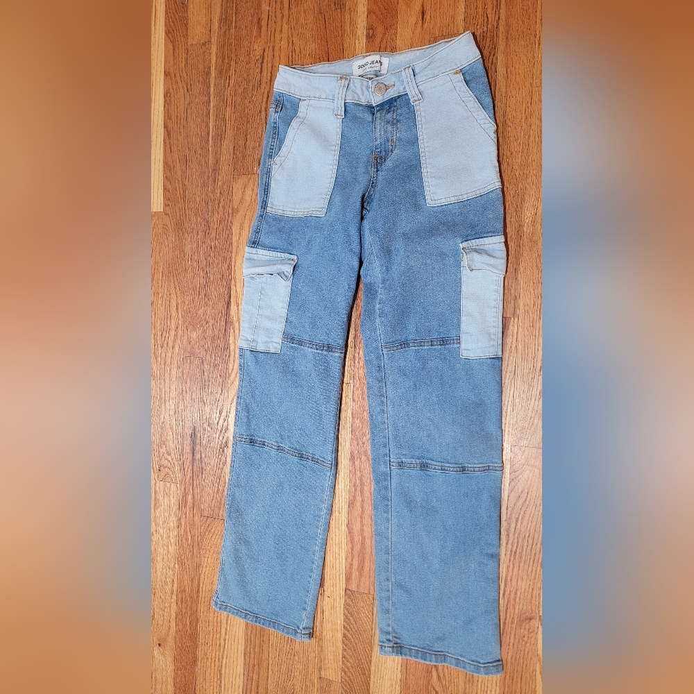 GOGO Kids Blue and Light Blue Jeans